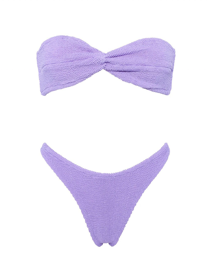 Hunza G Swimwear Bikini Eponge Sponge Violet Purple Lilac Lilas Fashion Blog Mode Tendance Ete 2020