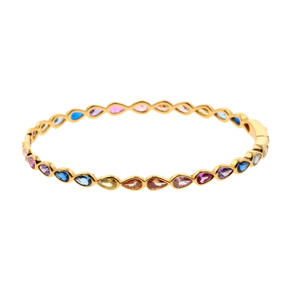 Tendance Ete 2020 Fashion Blog Mode Bijoux Jewelry Aleyole Bracelet Or Gold Pierres Stones Couleurs Colors Multicolor Goutte Eau