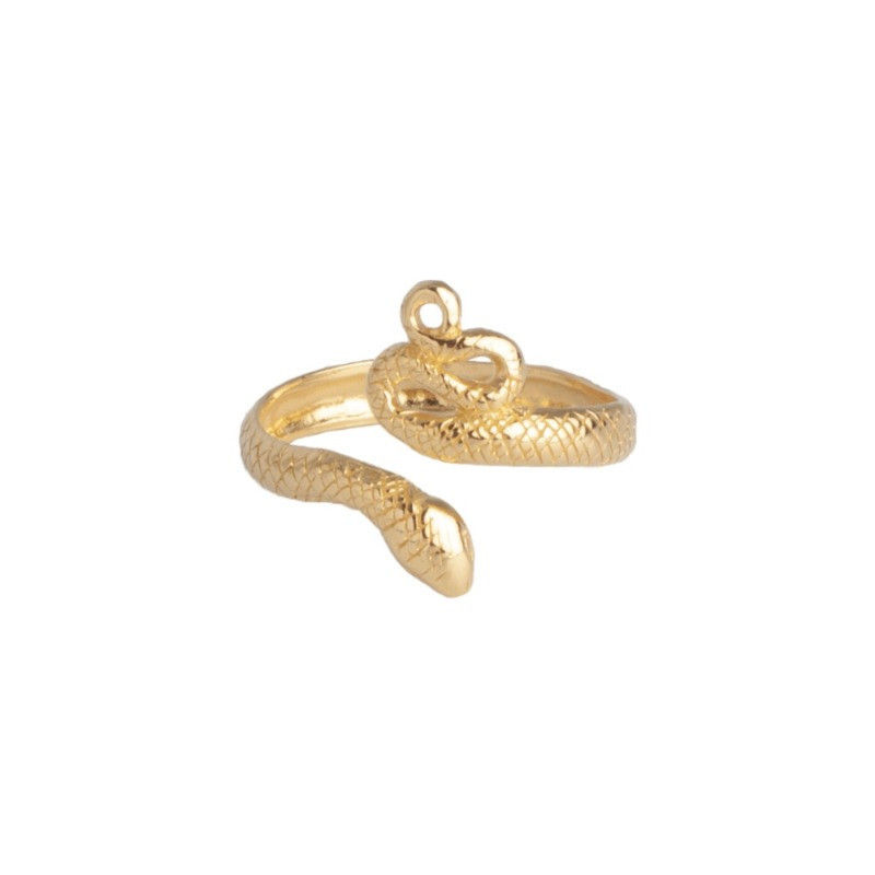 Tendance Trend Bijou Jewellery Or Gold Argent Silver By Lia Bague Ring Serpent Snake