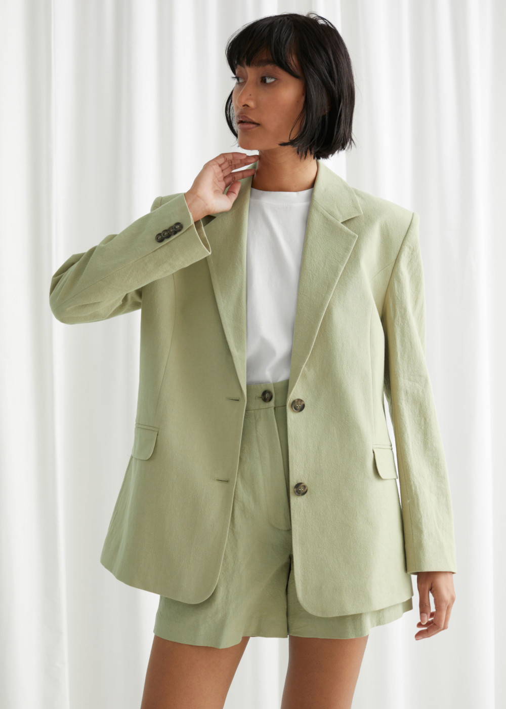 Blazer Kaki And Other Stories Green Oversize Tendance Trend Ete Summer 2020 Fashion Blgo Mode Junesixtyfive