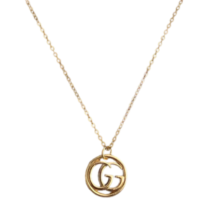 Medusa Label Vintage Logo Fashion Blog Mode Necklace Gucci Or Gold