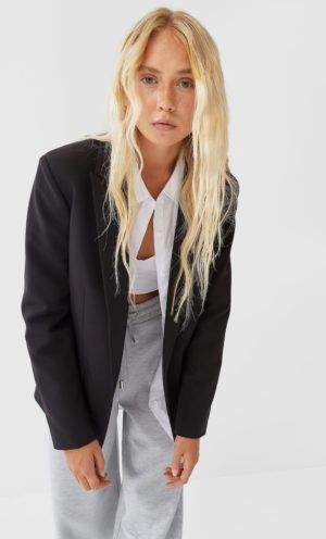 Junesixtyfive Fashion Blog Mode Tendance Automne Hiver 2020 Selection Stradivarius Blazer Noir