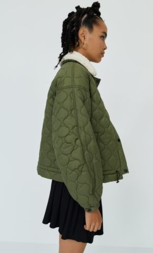 Junesixtyfive Fashion Blog Mode Tendance Automne Hiver 2020 Selection Stradivarius Manteau Court Vert