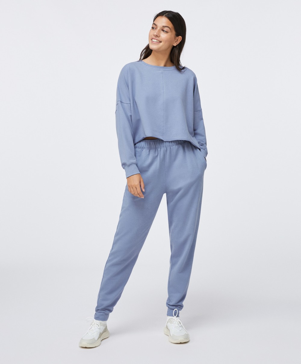 Oysho Junesixtyfive Fashion Blog Mode Tendance Automne Hiver 2020 Loungwear Ensemble Bleu