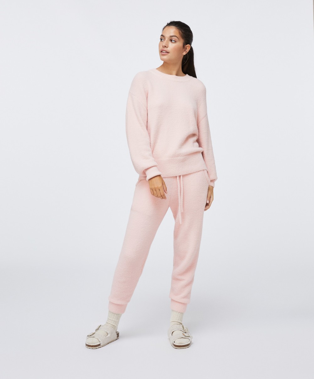 Oysho Junesixtyfive Fashion Blog Mode Tendance Automne Hiver 2020 Loungwear Ensemble Rose